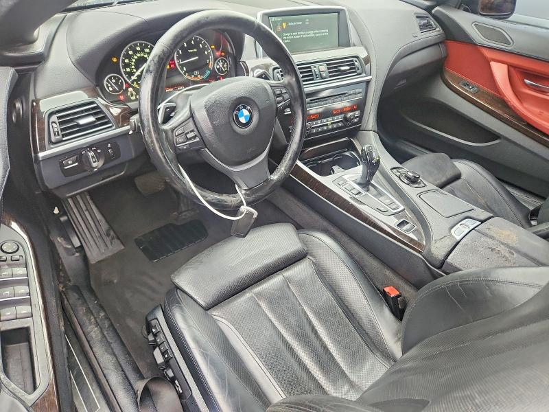 2012 BMW 6er VIN WBALZ3C54CDL72916 COPART salvage auction — SIDE, Pa - Certificate Of Salvage, sold $2,500 on 2026-07-13 (photo 8)