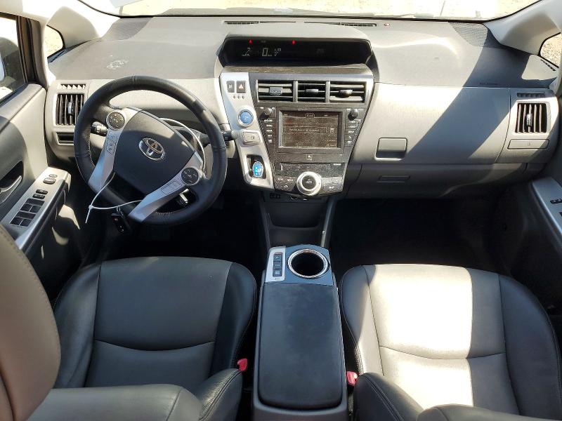 2012 Toyota Prius v VIN JTDZN3EU6C3014011 COPART salvage auction — REAR END, Ca - Salvage Certificate, sold $550 on 2026-07-14 (photo 8)