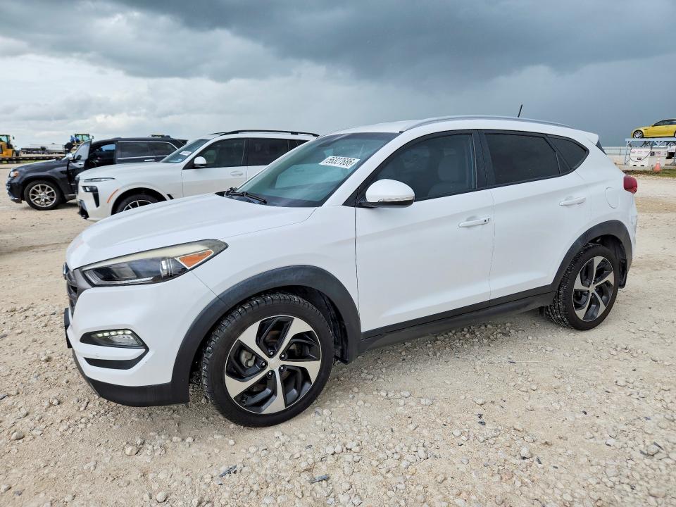 2016 Hyundai Tucson VIN KM8J33A20GU069010 COPART salvage auction — MECHANICAL, TX - CERTIFICATE OF TITLE, sold $1,350 on 2026-07-02 (photo 1)