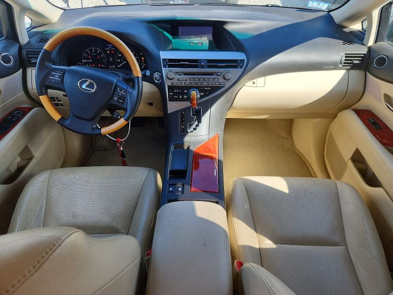 2010 Lexus Rx 350 VIN 2T2BK1BA0AC062709 COPART salvage auction — FRONT END, Ma - Cert Of Title-Reconstrctd Coll, sold $3,150 on 2026-07-02 (photo 8)