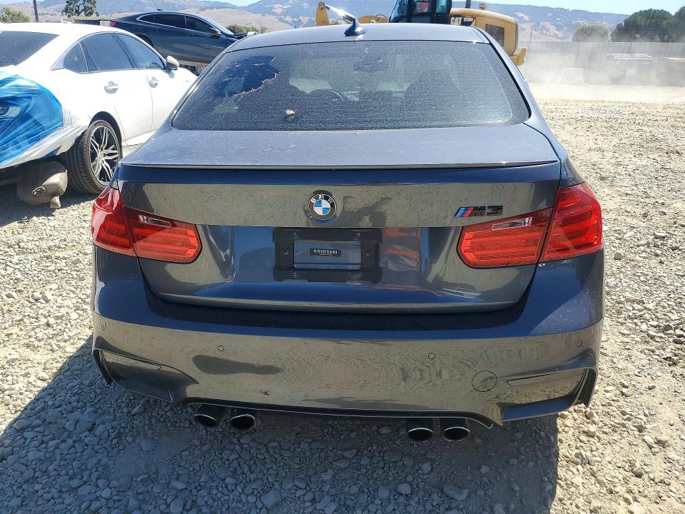 2015 BMW M3 VIN WBS3C9C53FP804396 COPART salvage auction — UNDERCARRIAGE, CA - SALVAGE CERTIFICATE, sold $19,800 on 2026-07-14 (photo 6)