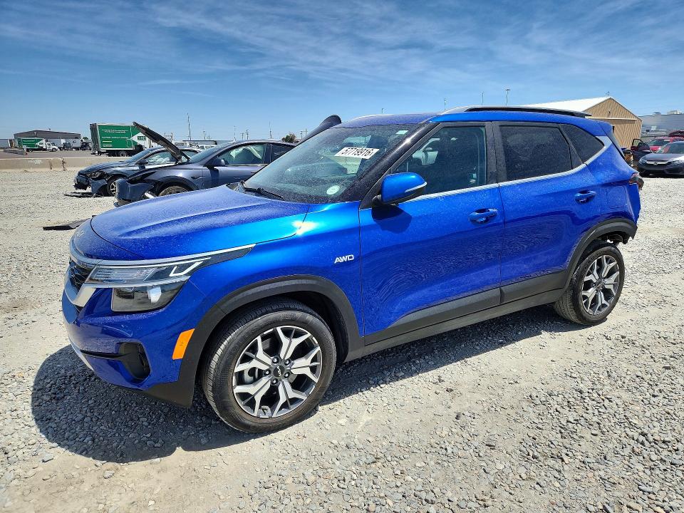2023 Kia VIN KNDERCAA0P7396842 COPART salvage auction — REAR END, Co - Public - Salvage Title, sold $8,200 on 2026-07-07 (photo 1)
