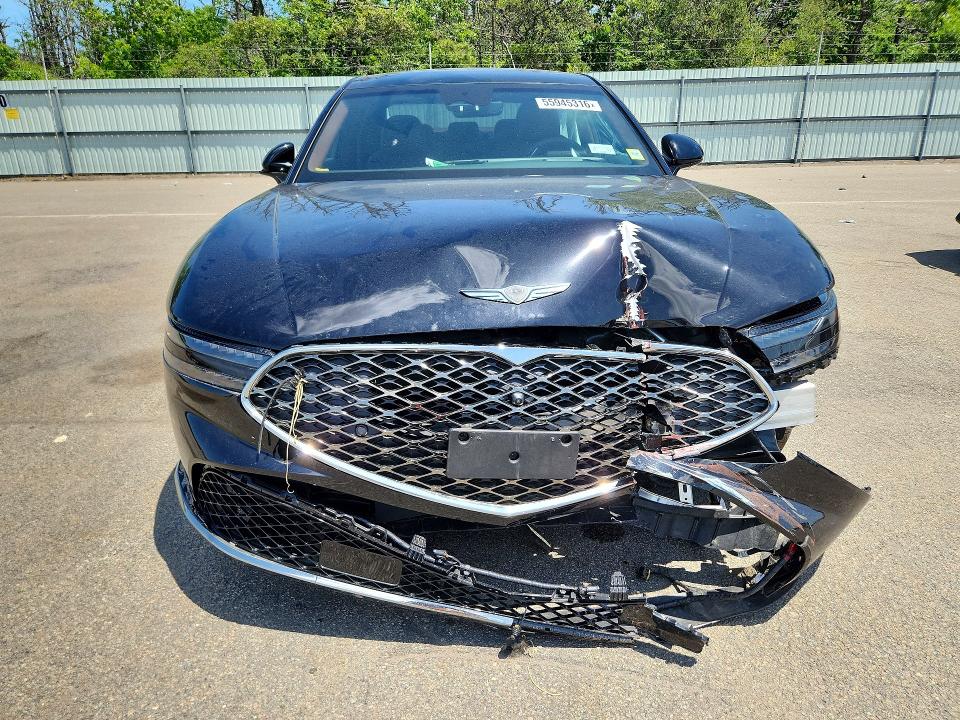 2026 Genesis G90 VIN KMTFC4SD8TU056114 COPART salvage auction — FRONT END, NY - MV-907A SALVAGE CERTIFICATE, sold $26,250 on 2026-08-12 (photo 5)