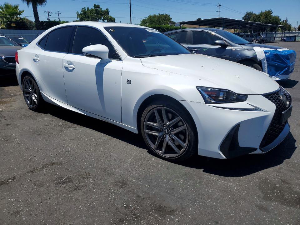 2017 Lexus Is 200t VIN JTHBA1D20H5043130 COPART salvage auction — FRONT END, Ca - Salvage Certificate, sold $7,300 on 2026-07-09 (photo 4)