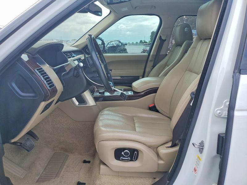 2016 Land rover RANGE ROVER VIN SALGS2PF0GA318857 COPART salvage auction — FRONT END, Ok - Cert Of Title-Salvage, sold $8,800 on 2026-07-06 (photo 7)