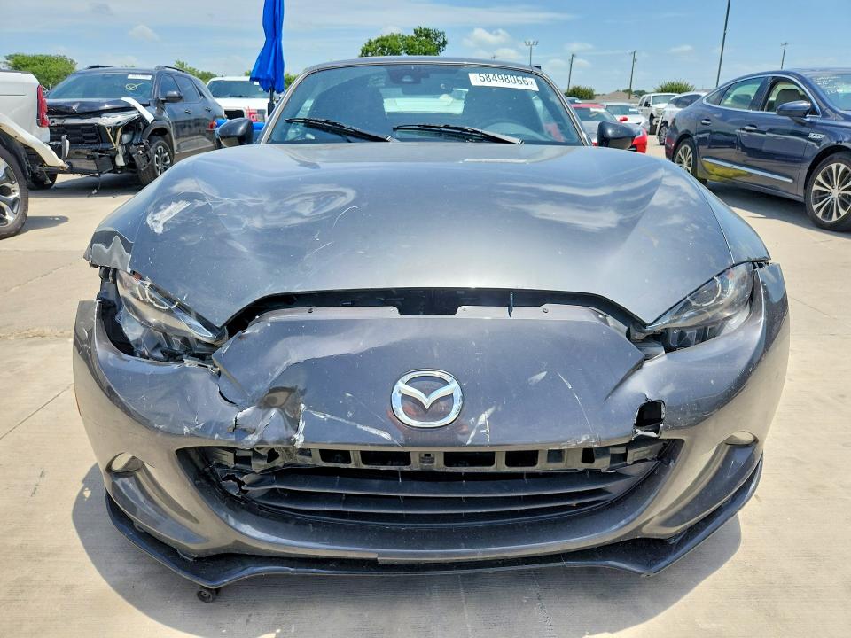 2021 Mazda Mx-5 VIN JM1NDAL73M0455598 COPART salvage auction — FRONT END, Tx - Salvage Vehicle Title, sold $9,500 on 2026-07-30 (photo 5)