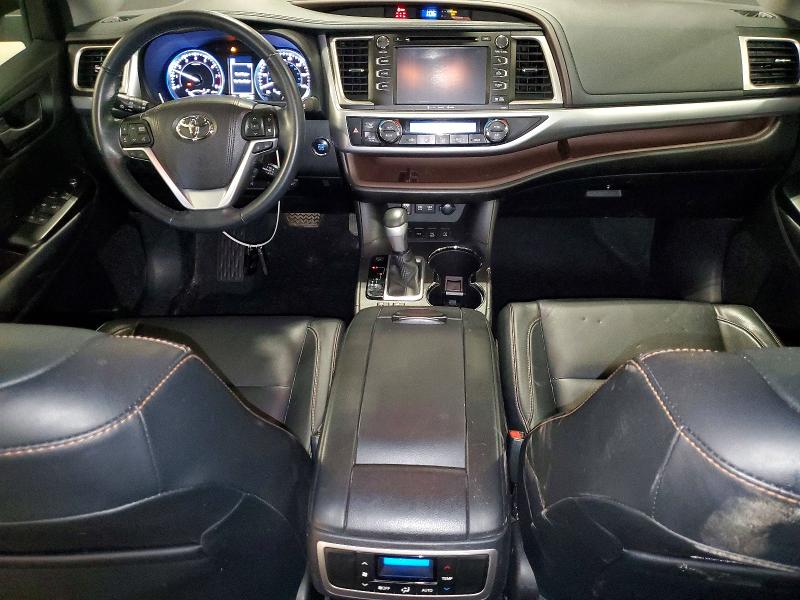 2017 Toyota Highlander VIN 5TDJZRFH7HS372942 COPART salvage auction — FRONT END, Mn - Cert Of Title-Salvage, sold $3,450 on 2026-07-27 (photo 8)