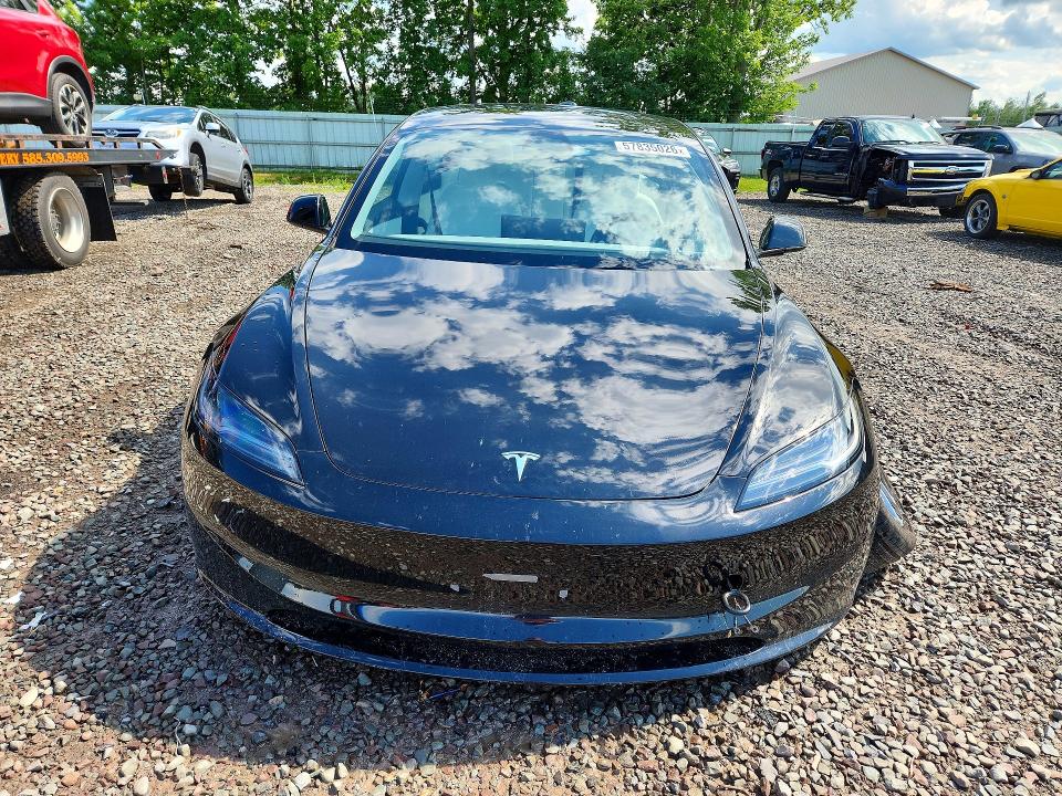 2025 Tesla Model 3 VIN 5YJ3E1EB0SF064946 COPART salvage auction — REAR END, Salvage Title, sold $13,300 on 2026-08-29 (photo 5)