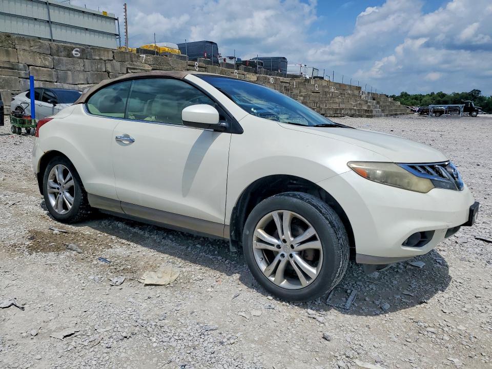 2011 Nissan Murano VIN JN8AZ1FY3BW001189 COPART salvage auction — REAR END, Ky - Bill Of Sale/Part Only/No Titl, sold $275 on 2026-07-17 (photo 4)