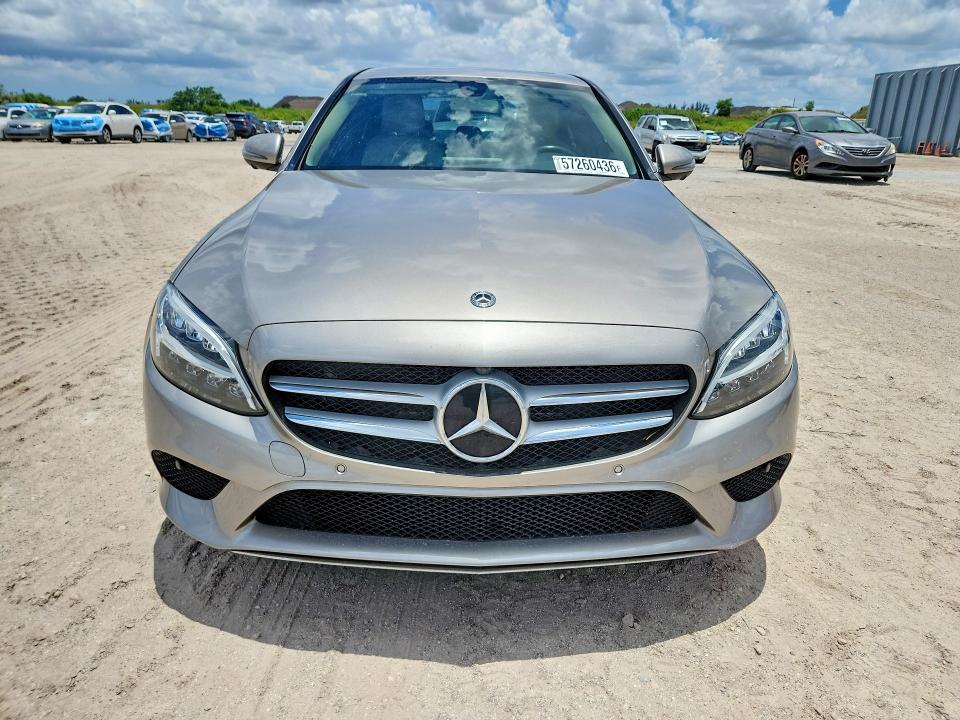 2020 Mercedes-benz C-klasse VIN WDDWF8DB2LR526770 COPART salvage auction — FRONT END, Salvage Title, sold $3,650 on 2026-07-30 (photo 5)