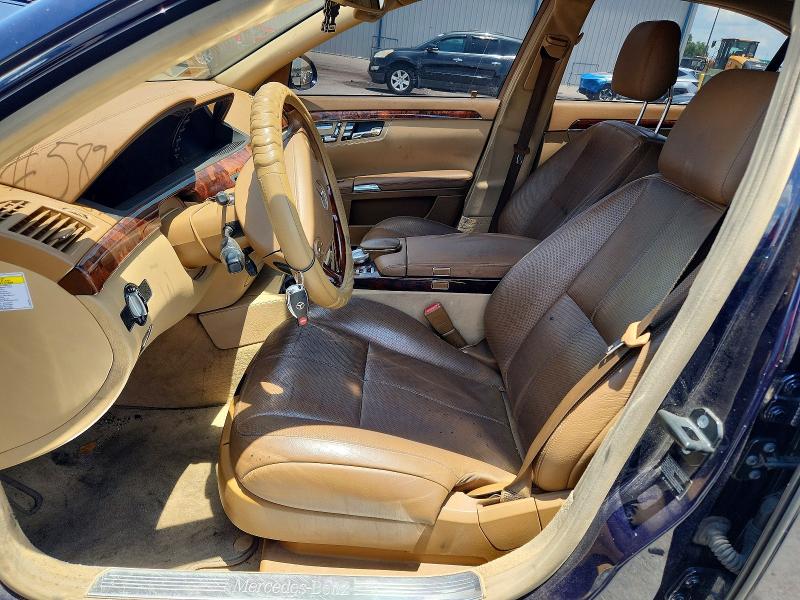 2008 Mercedes-benz S class VIN WDDNG86X18A229643 COPART salvage auction — FRONT END, Fl - Certificate Of Title, sold $750 on 2026-07-22 (photo 7)