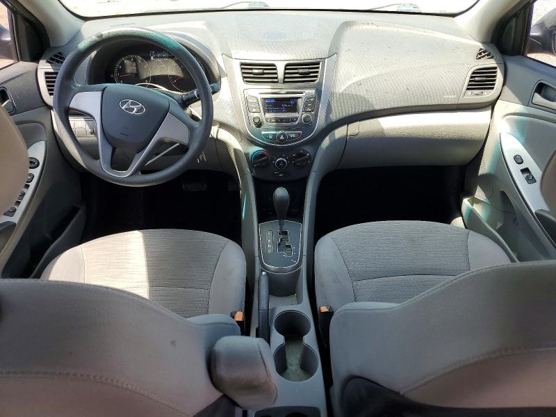 2016 Hyundai Accent VIN KMHCT4AE2GU152902 COPART salvage auction — FRONT END, Salvage Title, sold $1,150 on 2026-07-16 (photo 8)