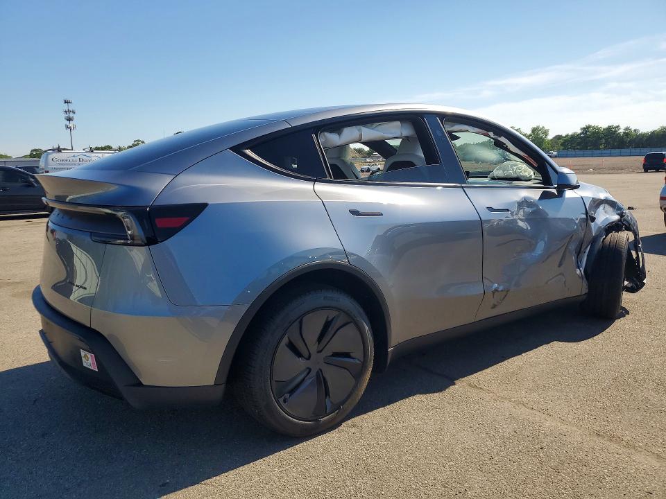 2026 Tesla Model y VIN 7SAYGDEE6TA636518 COPART salvage auction — SIDE, Ny - Mv-907A Salvage Certificate, sold $18,900 on 2026-07-13 (photo 3)