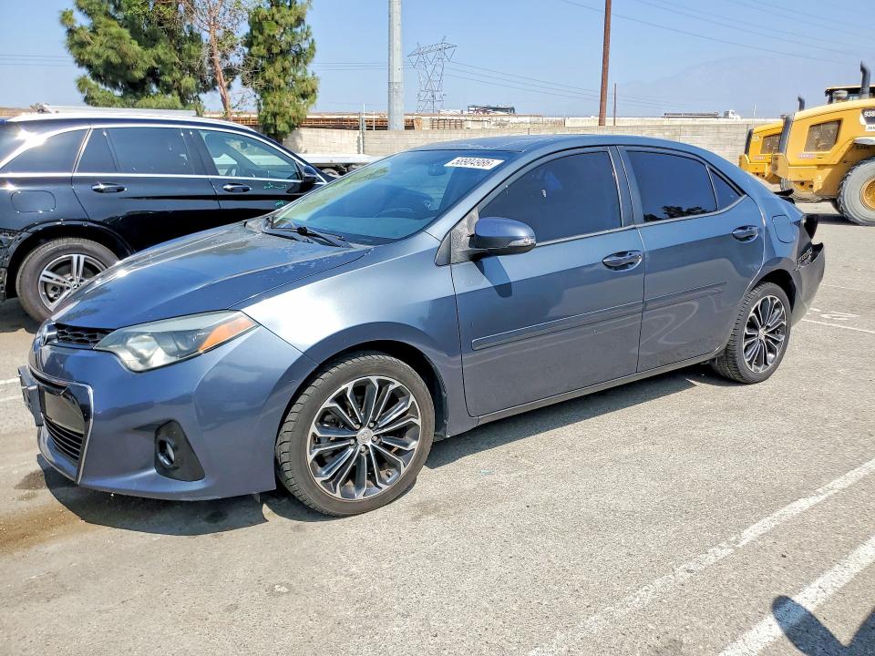 2014 Toyota Corolla VIN 5YFBURHE0EP010364 COPART salvage auction — REAR END, Ca - Salvage Certificate, sold $2,700 on 2026-07-02 (photo 1)