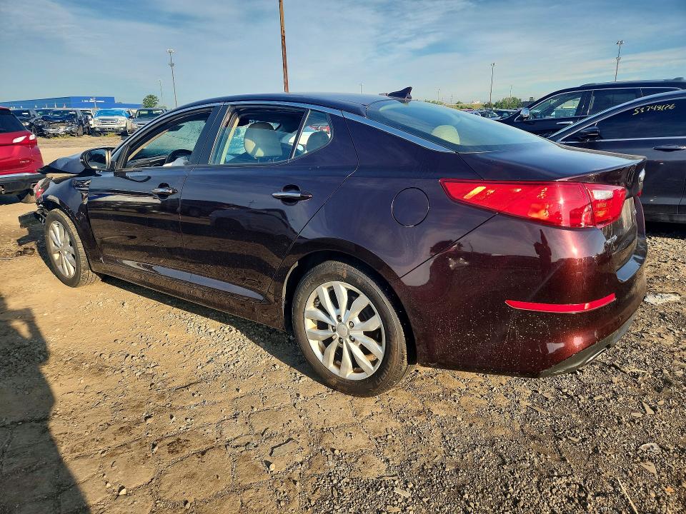 2014 Kia Optima VIN 5XXGN4A79EG288660 COPART salvage auction — FRONT END, Mi - Certificate Of Title, sold $325 on 2026-07-28 (photo 2)