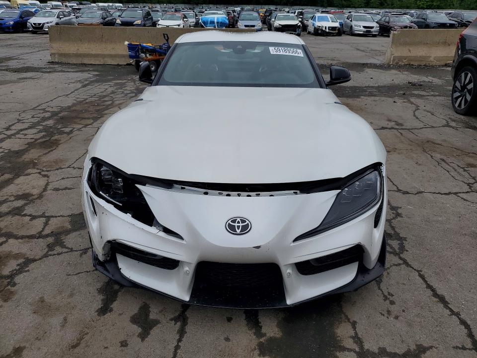2026 Toyota Supra VIN WZ1DB0G05TW074003 COPART salvage auction — FRONT END, Md - Cert Of Salvage > 75% Damage, sold $28,250 on 2026-07-23 (photo 5)
