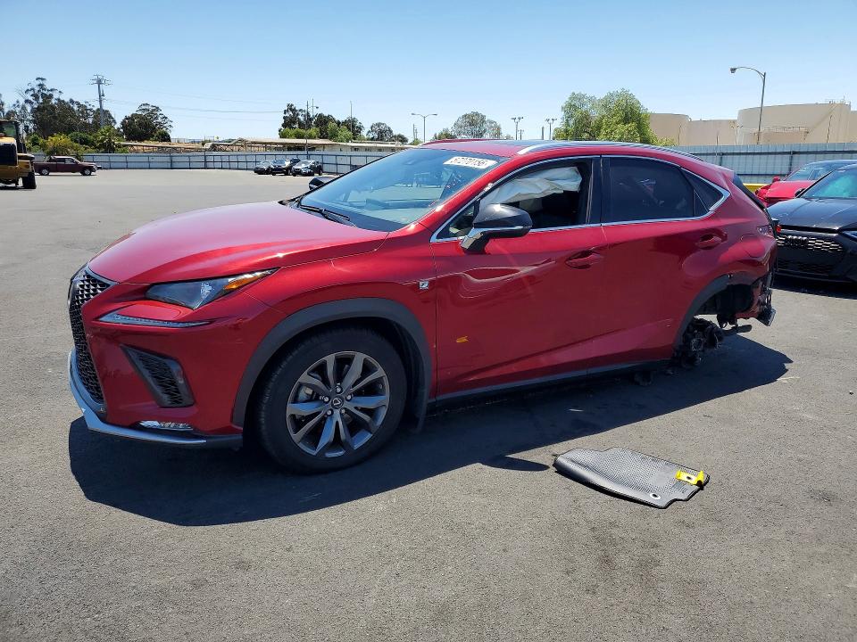 2021 Lexus Nx VIN JTJSARBZXM5025113 COPART salvage auction — SIDE, Ca - Salvage Certificate, sold $7,200 on 2026-07-13 (photo 1)