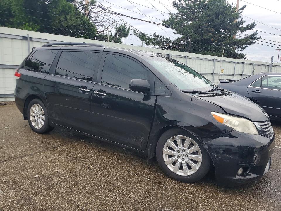 2014 Toyota VIN 5TDDK3DC3ES089407 COPART salvage auction — FRONT END, Salvage Title, sold $2,450 on 2026-07-10 (photo 4)