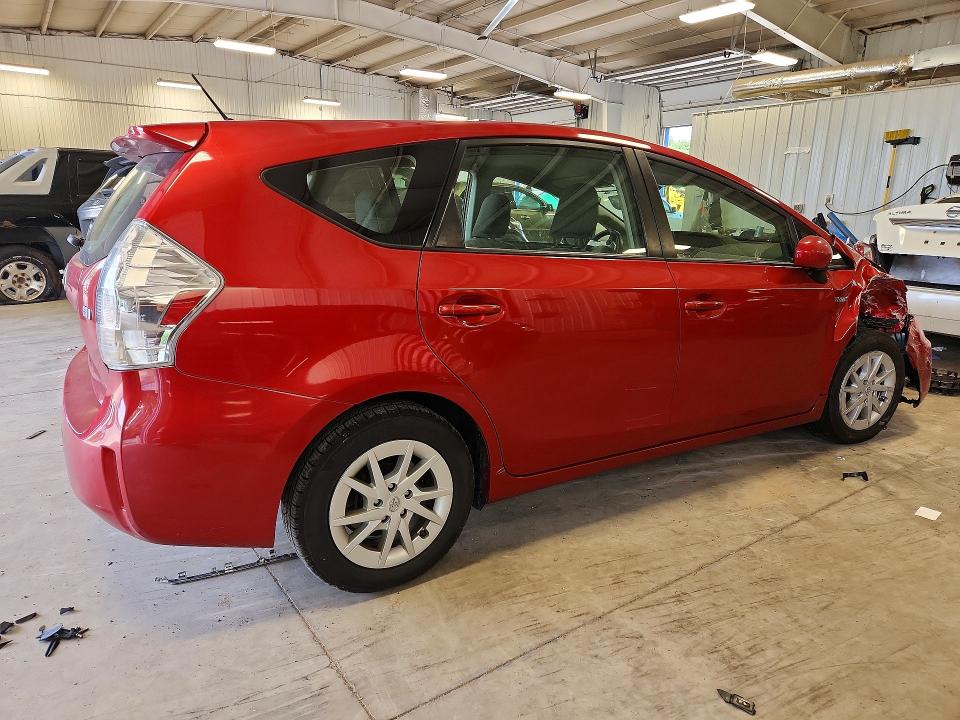 2014 Toyota Prius v VIN JTDZN3EU3EJ014255 COPART salvage auction — FRONT END, Mn - Cert Of Title-Prior Salvage, sold $1,300 on 2026-07-16 (photo 3)