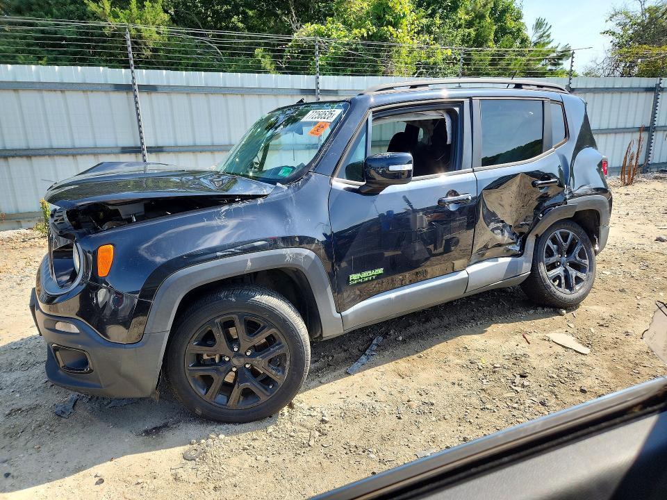 2016 Jeep Renegade VIN ZACCJBBT9GPC96623 COPART salvage auction — ROLLOVER, VA - CERT OF TITLE - SALVAGE, sold $100 on 2026-07-28 (photo 1)