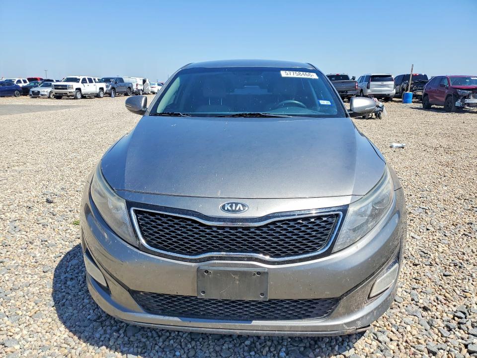 2014 Kia Optima VIN 5XXGM4A75EG335136 COPART salvage auction — SIDE, Tx - Salvage Vehicle Title, sold $775 on 2026-07-14 (photo 5)