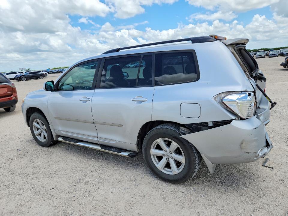 2010 Toyota Highlander VIN 5TDKK3EH1AS015821 COPART salvage auction — REAR END, Tx - Salvage Vehicle Title, sold $2,200 on 2026-07-02 (photo 2)