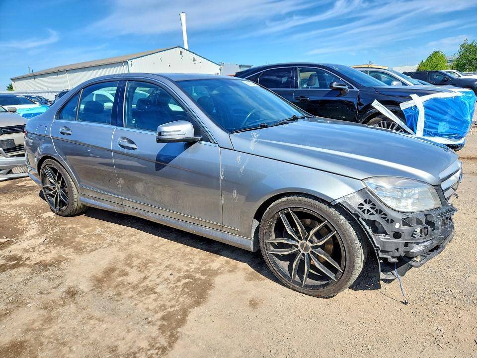 2011 Mercedes-benz C class VIN WDDGF5CB9BF587828 COPART salvage auction — FRONT END, On - Permit No Brand - Unfit, sold $750 on 2026-07-28 (photo 4)