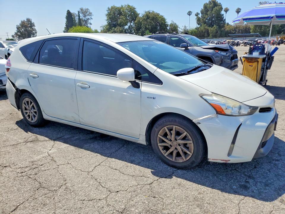 2015 Toyota Prius v VIN JTDZN3EU9FJ029439 COPART salvage auction — REAR END, Ca - Salvage Certificate, sold $2,300 on 2026-07-31 (photo 4)