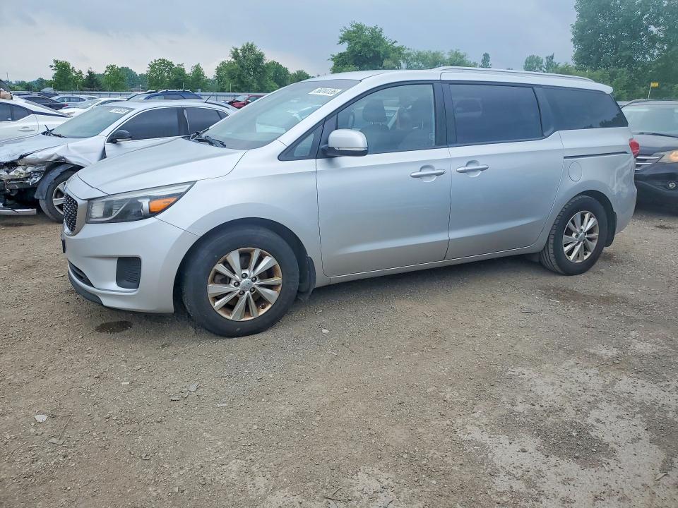 2016 Kia SEDONA VIN KNDMB5C15G6087446 COPART salvage auction — MECHANICAL, On - Permit No Brand - Fit, sold $925 on 2026-07-07 (photo 1)