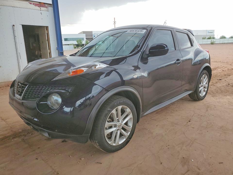 2013 Nissan Juke VIN JN8AF5MV3DT214009 COPART salvage auction — REAR END, Az - Cert Of Title - Salvage, sold $825 on 2026-07-09 (photo 1)