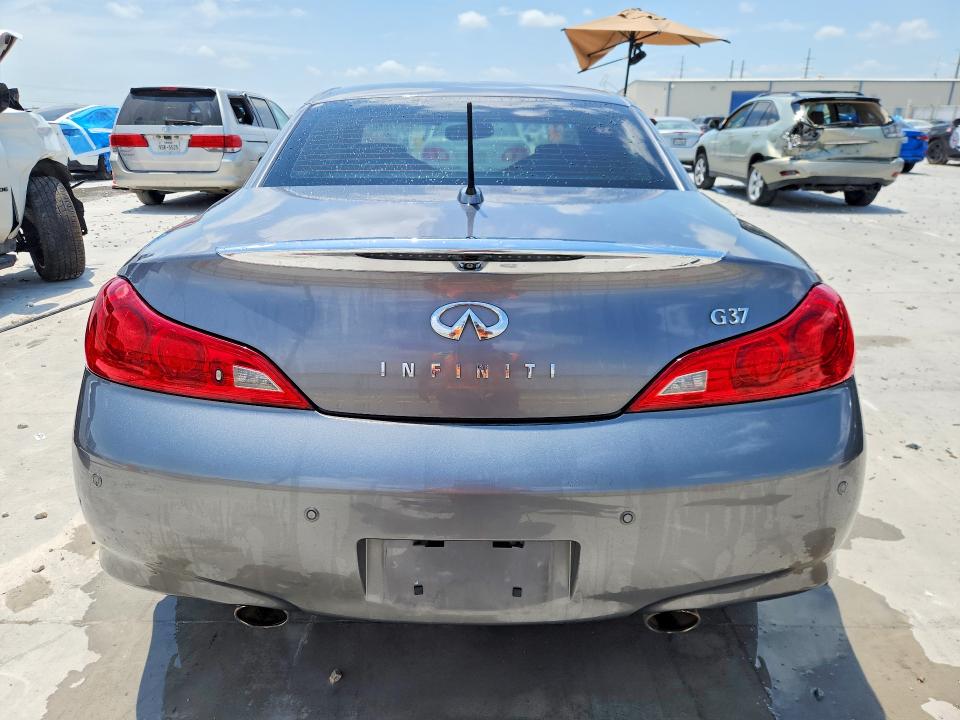 2012 Infiniti G VIN JN1CV6FE2CM200639 COPART salvage auction — FRONT END, Tx - Salvage Vehicle Title, sold $2,650 on 2026-07-28 (photo 6)