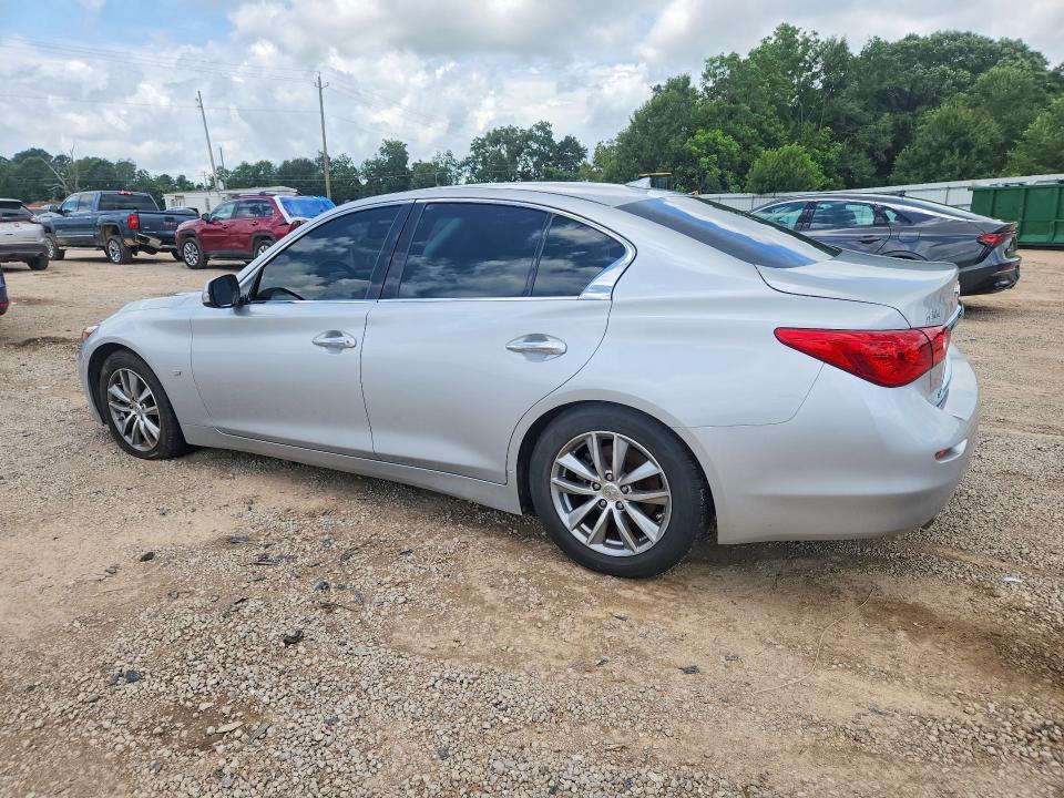 2015 Infiniti Q50 VIN JN1BV7AP5FM336827 COPART salvage auction — MECHANICAL, Ms - Certificate Of Title, sold $650 on 2026-07-21 (photo 2)