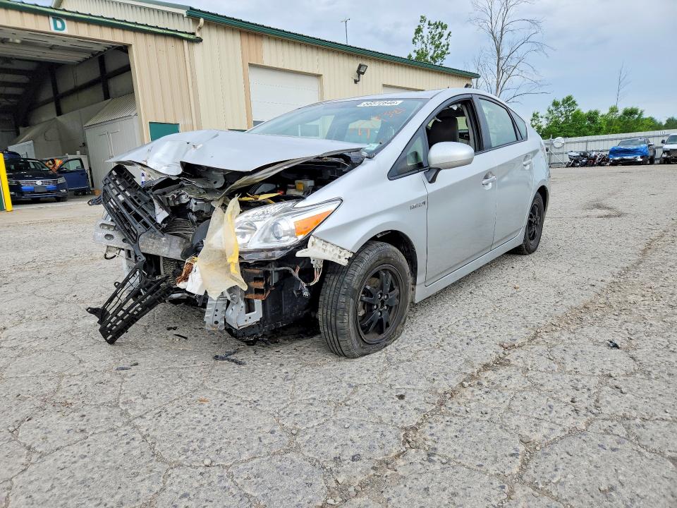 2014 Toyota Prius VIN JTDKN3DU1E0379381 COPART salvage auction — FRONT END, Ny - Mv-907A Salvage Certificate, sold $750 on 2026-07-13 (photo 1)