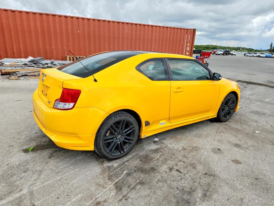 2012 Scion Tc VIN JTKJF5C76C3025263 COPART salvage auction — WATER/FLOOD, Fl - Cert Of Title Slvg Rebuildable, sold $675 on 2026-07-26 (photo 3)