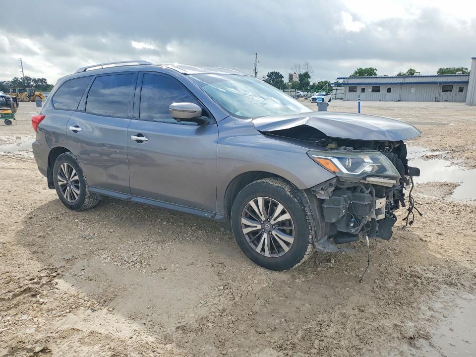 2017 Nissan Pathfinder VIN 5N1DR2MN9HC685842 COPART salvage auction — FRONT END, Tx - Salvage Vehicle Title, sold $2,300 on 2026-07-02 (photo 4)
