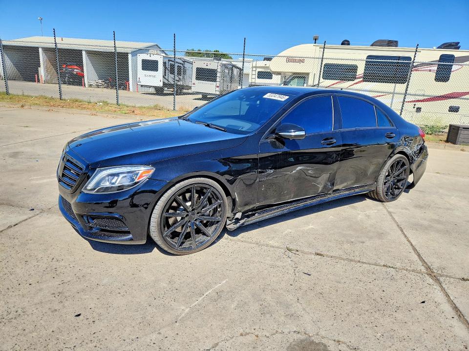 2015 Mercedes-benz S-klasse VIN WDDUG8CB7FA093620 COPART salvage auction — SIDE, Ca - Salvage Certificate, sold $9,800 on 2026-08-17 (photo 1)