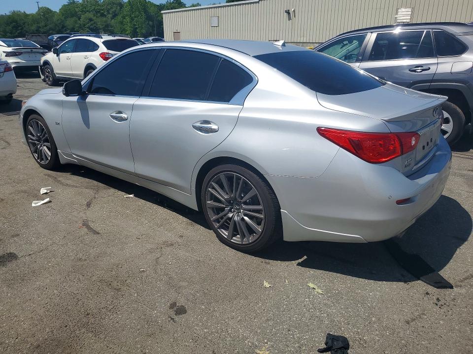 2016 Infiniti Q50 VIN JN1FV7AR2GM450613 COPART salvage auction — MECHANICAL, Ma - Cert Of Title-Reconstrctd Coll, sold $325 on 2026-07-21 (photo 2)