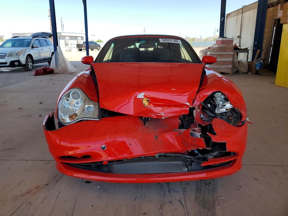 2002 Porsche 911 VIN WP0CA29952S654586 COPART salvage auction — FRONT END, Az - Cert Of Title - Salvage, sold $7,300 on 2026-07-09 (photo 5)