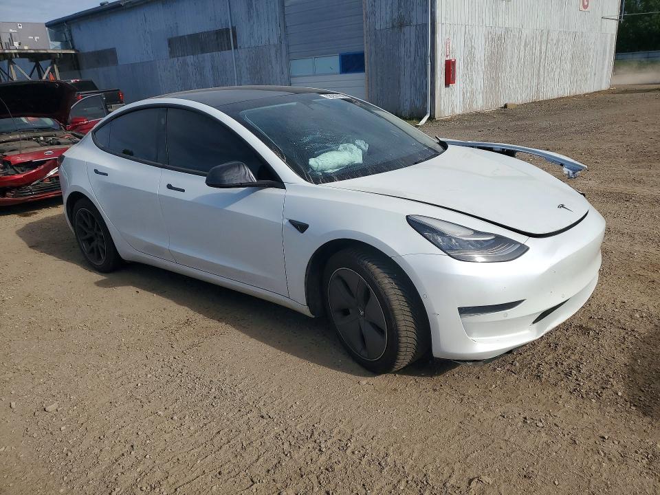 2020 Tesla Model 3 VIN 5YJ3E1EA0LF797037 COPART salvage auction — FRONT END, MI - CERTIFICATE OF TITLE, sold $4,900 on 2026-08-01 (photo 4)