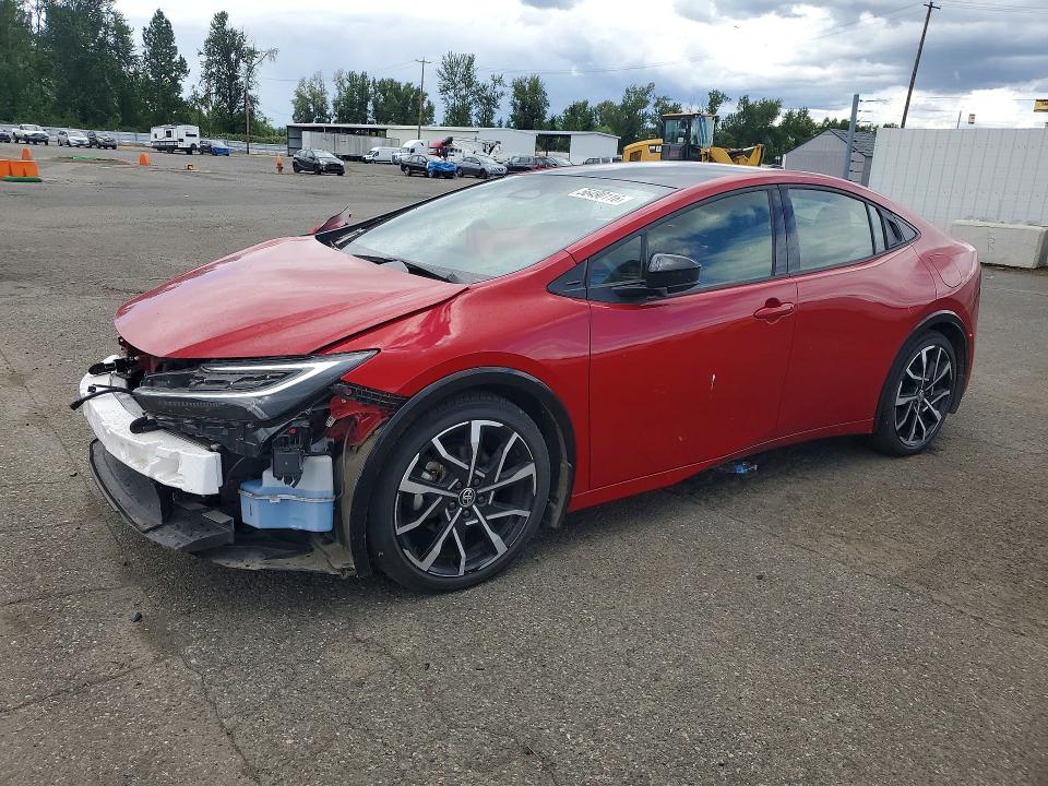 2024 Toyota Prius VIN JTDACACU0R3018302 COPART salvage auction — FRONT END, Or - Salvage Title Certificate, sold $13,400 on 2026-07-22 (photo 1)