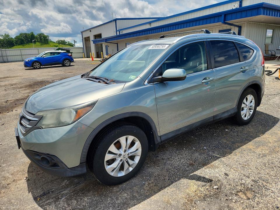 2012 Honda VIN JHLRM4H74CC005664 COPART salvage auction — ROOF, Va - Cert Of Title - Salvage, sold $2,350 on 2026-07-28 (photo 1)