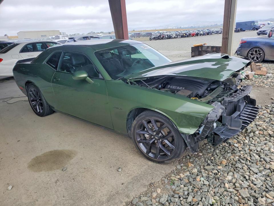 2021 Dodge VIN 2C3CDZBT5MH607160 COPART salvage auction — FRONT END, Ca - Salvage Certificate, sold $9,600 on 2026-07-09 (photo 4)