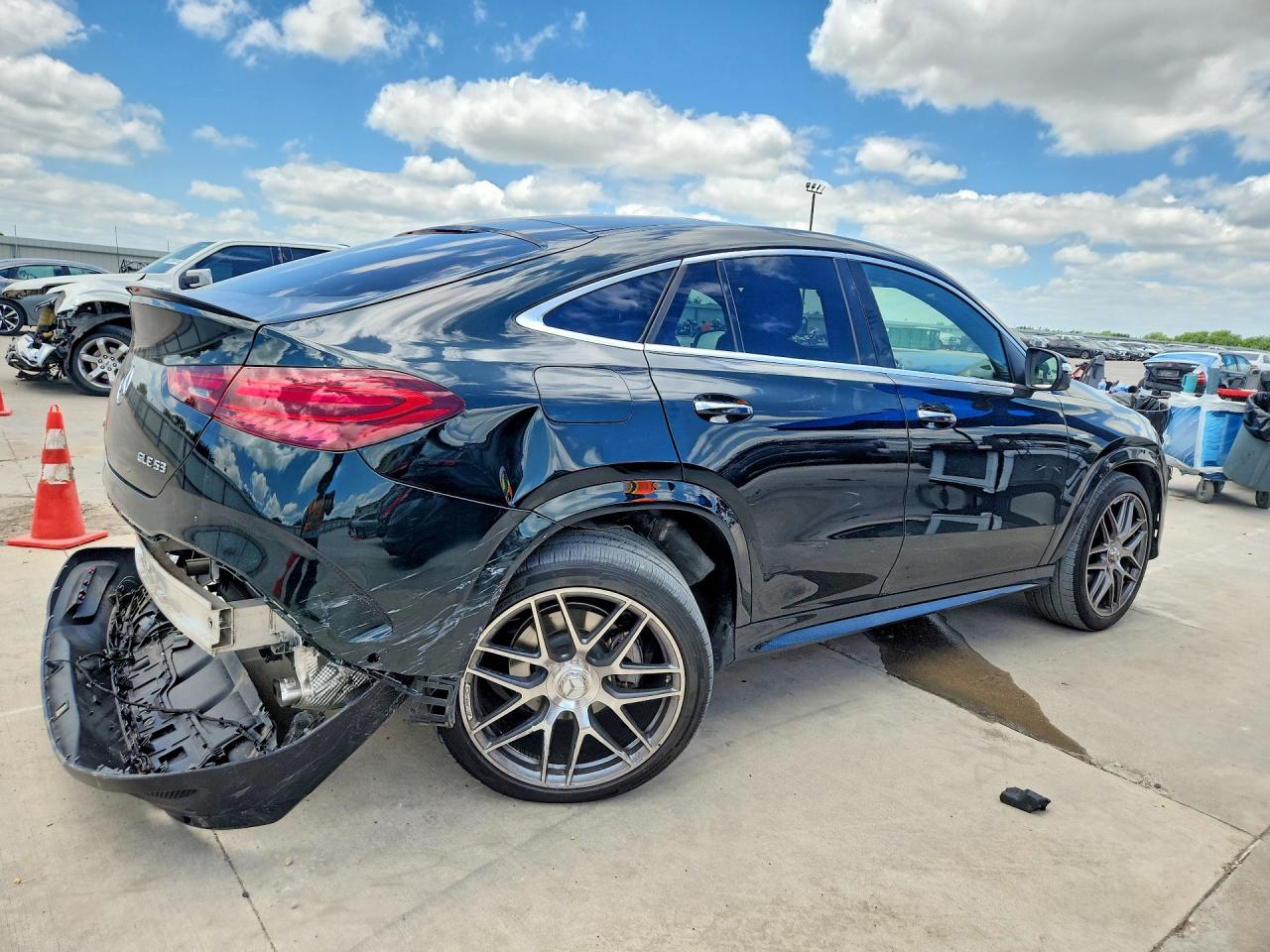 2024 Mercedes-Benz GLE-Class VIN 4JGFD6BB4RB264609 COPART salvage auction — Rear End, TX - SALVAGE VEHICLE TITLE, sold $53,500 on 2026-07-02 (photo 3)