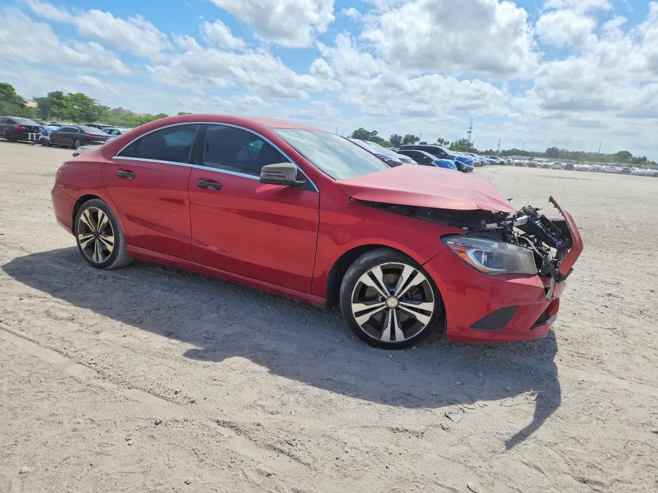 2014 Mercedes-benz Cla-klasse VIN WDDSJ4EB9EN156996 COPART salvage auction — FRONT END, FL - CERT OF TITLE SLVG REBUILDABLE, sold $700 on 2026-07-02 (photo 4)