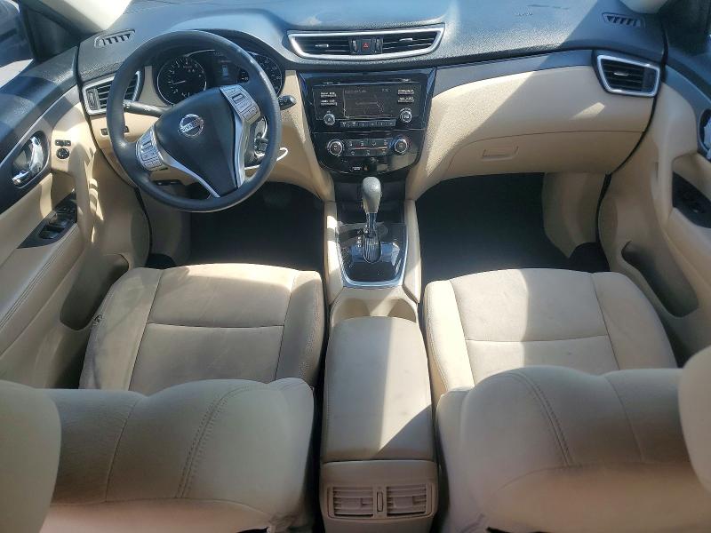 2016 Nissan Rogue VIN KNMAT2MT9GP625767 COPART salvage auction — FRONT END, Tn - Salvage Certificate, sold $600 on 2026-07-29 (photo 8)