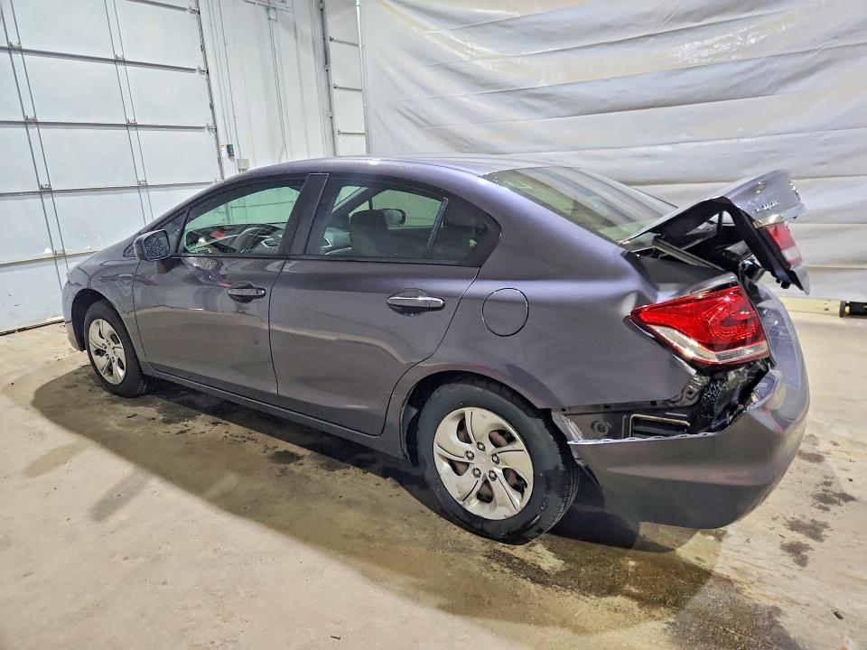 2015 Honda VIN 19XFB2F52FE276280 COPART salvage auction — REAR END, MA - CERT OF TITLE-RECONSTRCTD COLL, sold $3,150 on 2026-07-02 (photo 2)