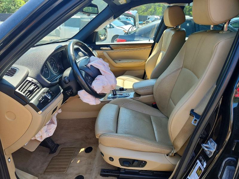 2013 BMW X3 VIN 5UXWX9C53D0D00012 COPART salvage auction — FRONT END, Md - Cert Of Salvage > 75% Damage, sold $550 on 2026-07-07 (photo 7)