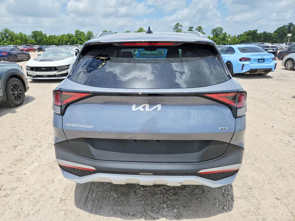 2025 Kia Sportage VIN 5XYK3CDF0SG247015 COPART salvage auction — FRONT END, TX - CERTIFICATE OF TITLE, sold $9,700 on 2026-07-28 (photo 6)