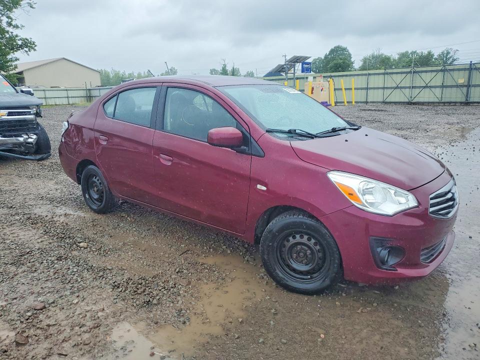 2018 Mitsubishi Mirage VIN ML32F3FJ1JHF15171 COPART salvage auction — REAR END, Ny - Certificate Of Title, sold $2,050 on 2026-07-02 (photo 4)