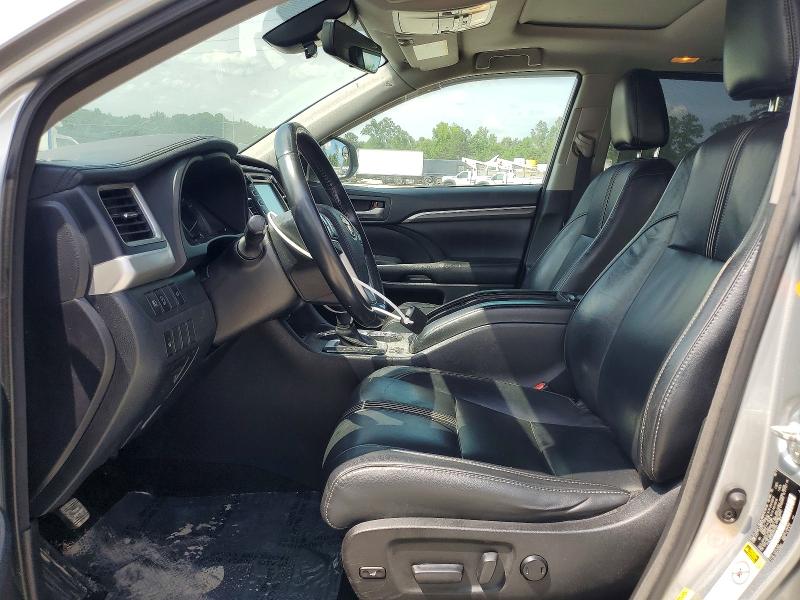 2017 Toyota Highlander VIN 5TDKZRFH4HS517701 COPART salvage auction — REAR END, La - Certificate Of Title (P), sold $9,900 on 2026-07-13 (photo 7)